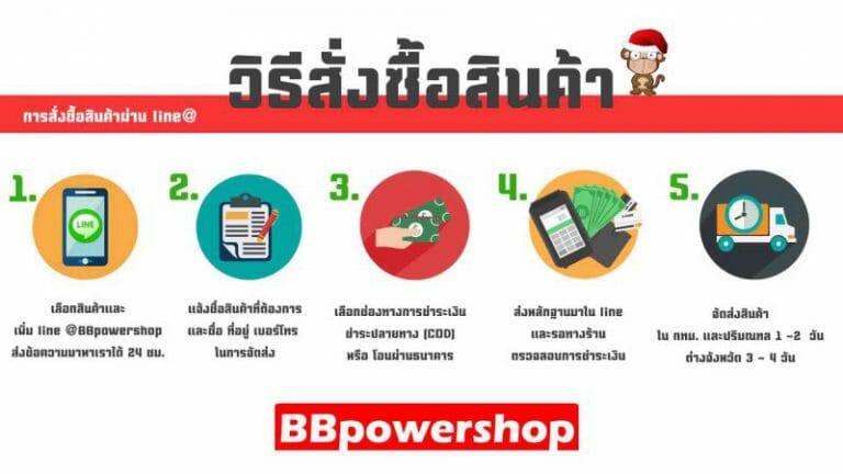 สั่งของผ่านไลน์BBpowershop